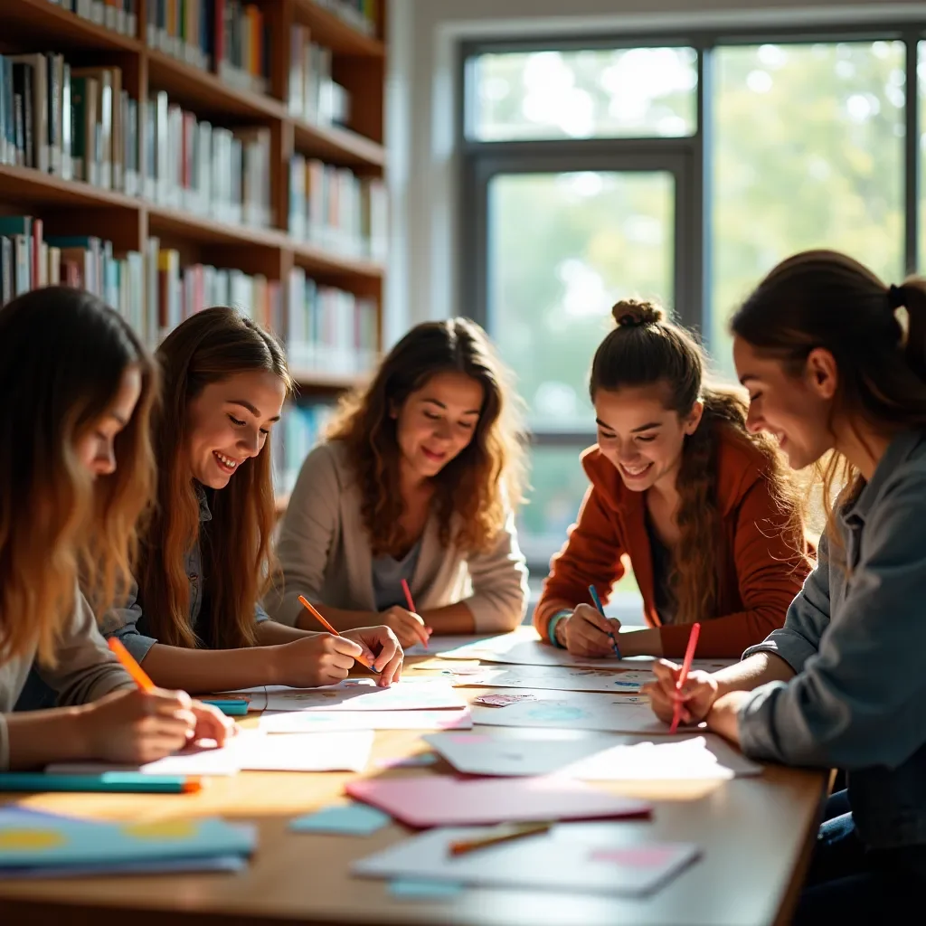 Supporting visual content